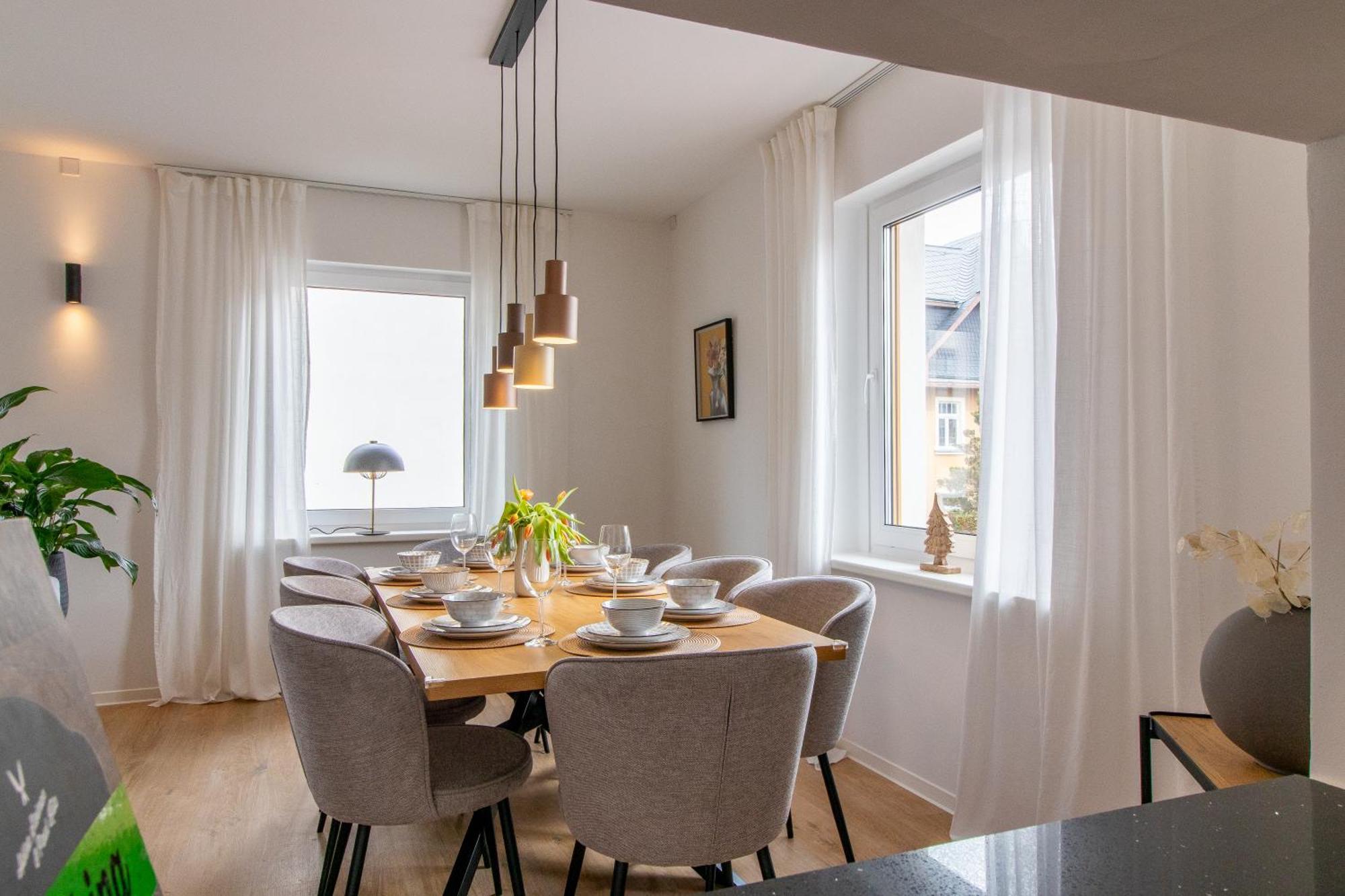 Stilvolles City-Apartment I Netflix I Wlan L Stellplatz I Zentral Schwarzenberg  Eksteriør billede